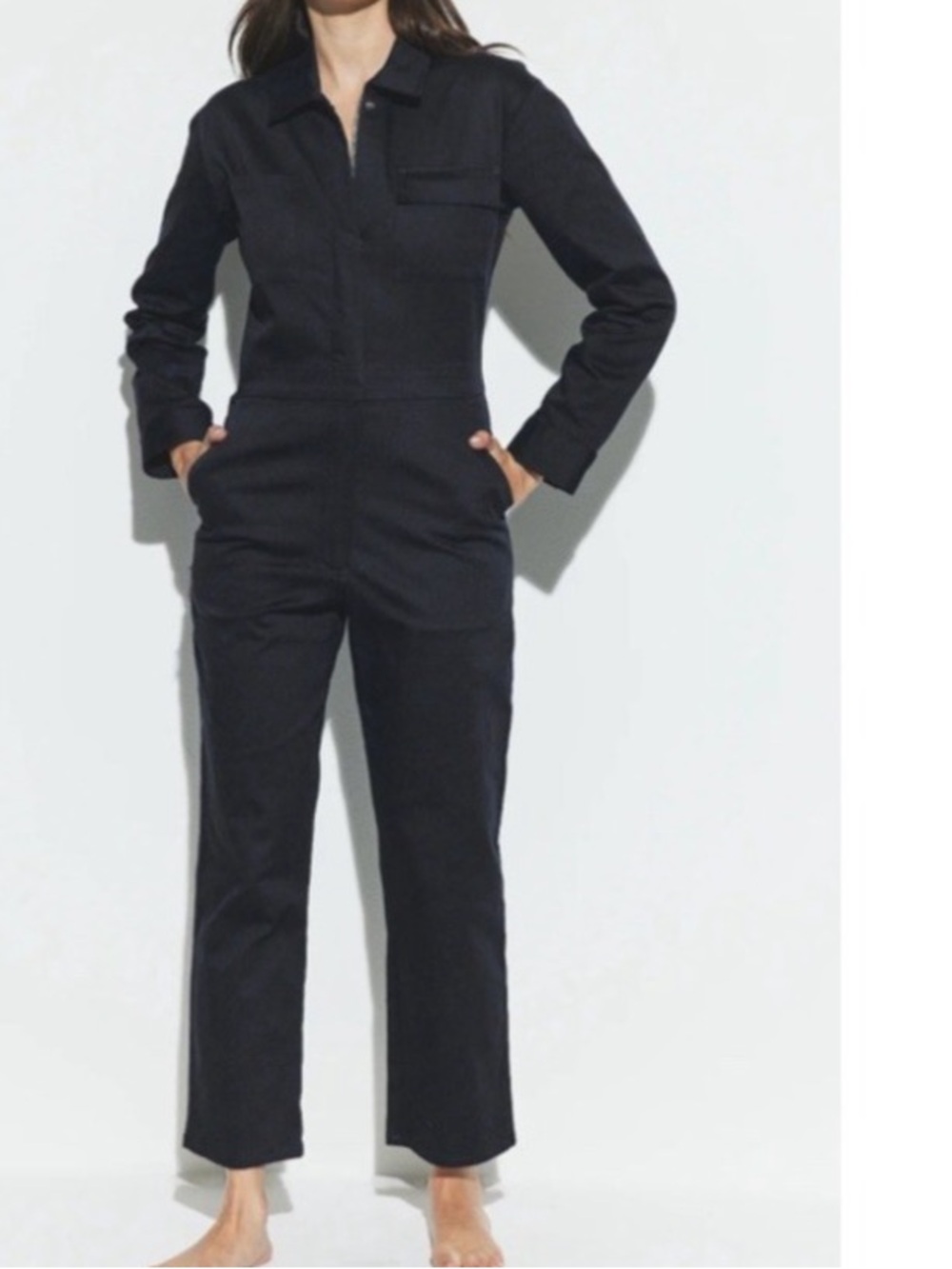 Rivet Utility Women's Utility Artist Charcoal Jumpsuit Large Cargo USA Made